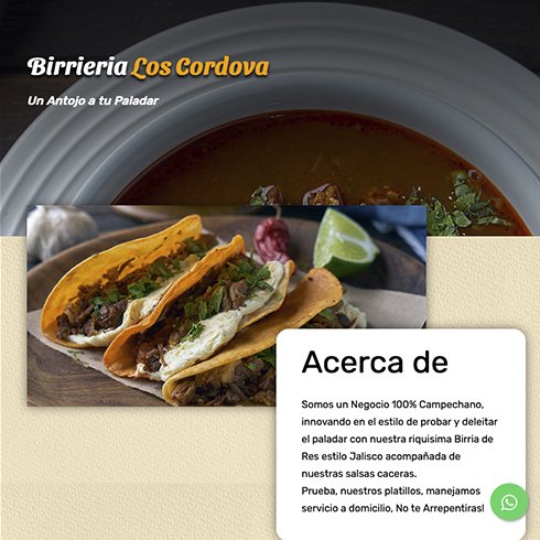 Menu Birria